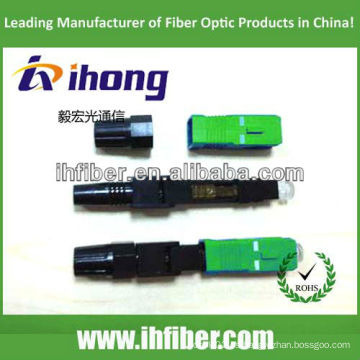 SC / APC fibra óptica de campo rápido conector de longitud 58mm